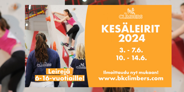BK Climbers' summer camps for juniors
