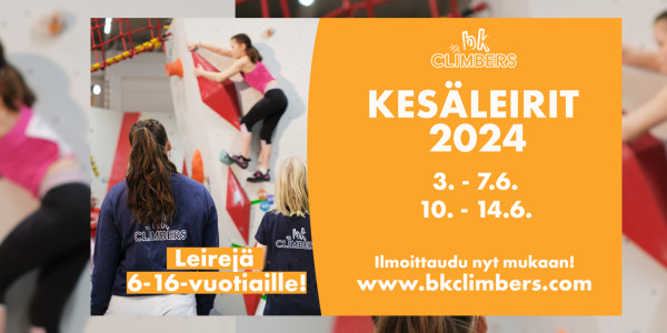 BK Climbersin kesäleirit junnuille 